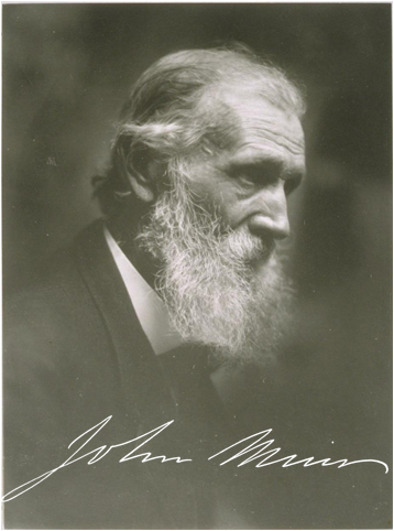 John Muir with Signature